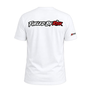 Fueled By Risk - WHITE - Motocross T-Shirt