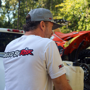 Fueled By Risk - WHITE - Motocross T-Shirt