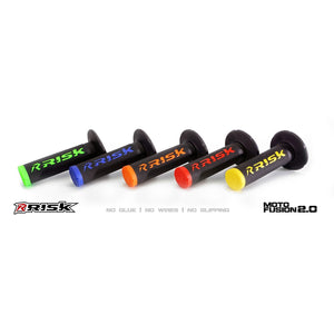 FUSION 2.0 Ergo Moto Grips with Fusion Grip Tech Bonding System