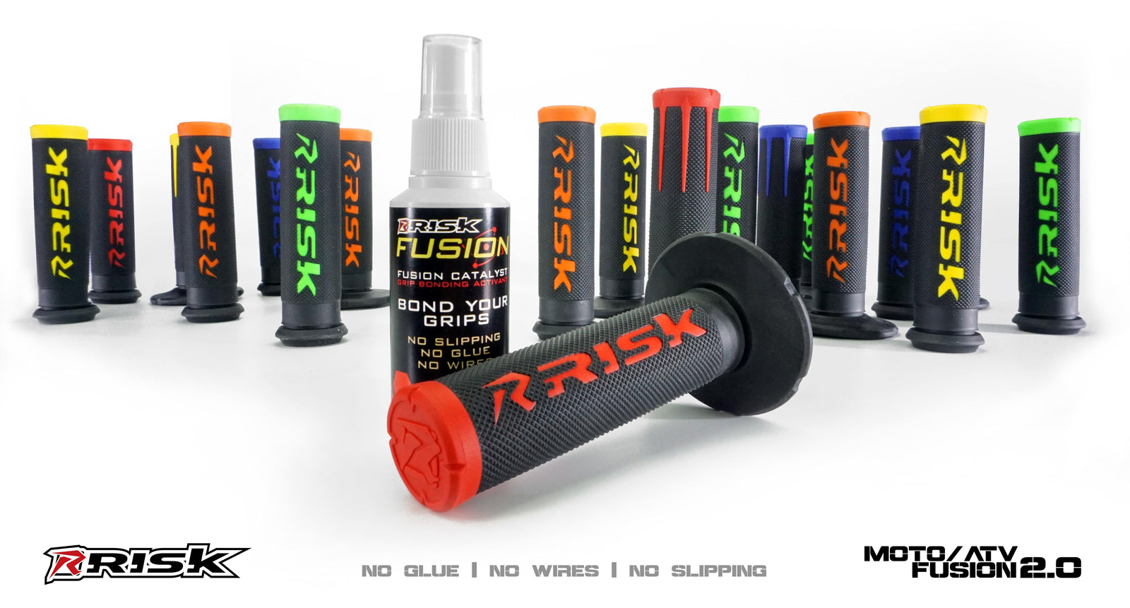 Motocross / Dirt Bike / ATV Grips that don't slip! - Risk Racing