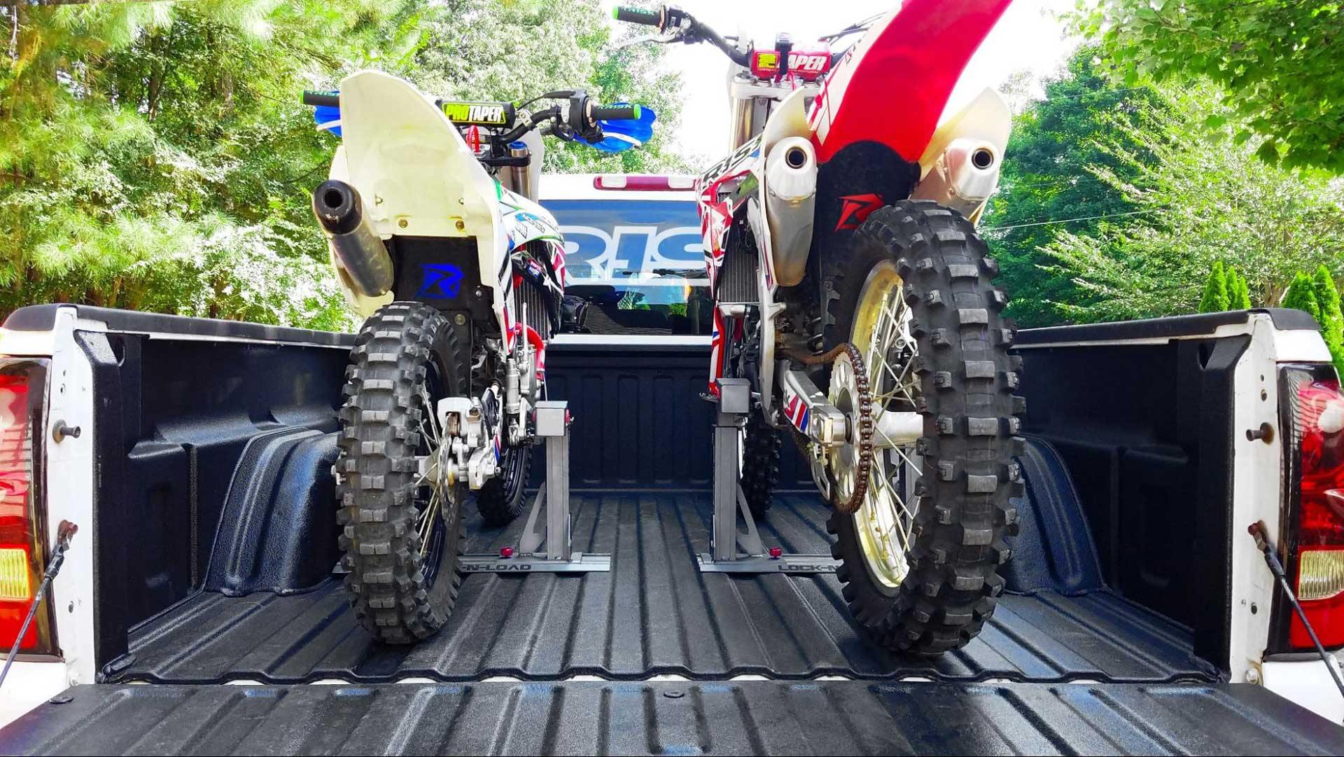How Do You Load 3 Dirt Bikes In A Truck? - Risk Racing