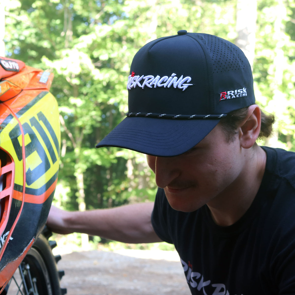 Fueled by Risk - Black Motocross Hat