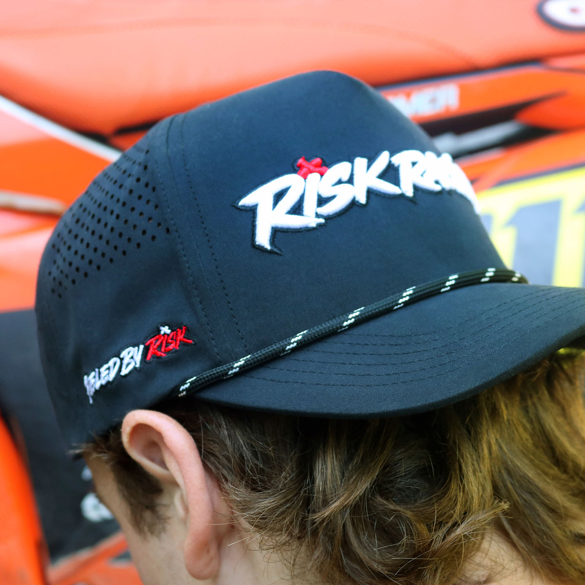 Fueled by Risk - Black Motocross Hat