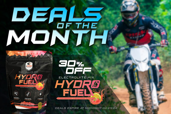 deals of the month banner. 30% off Hydro Fuel