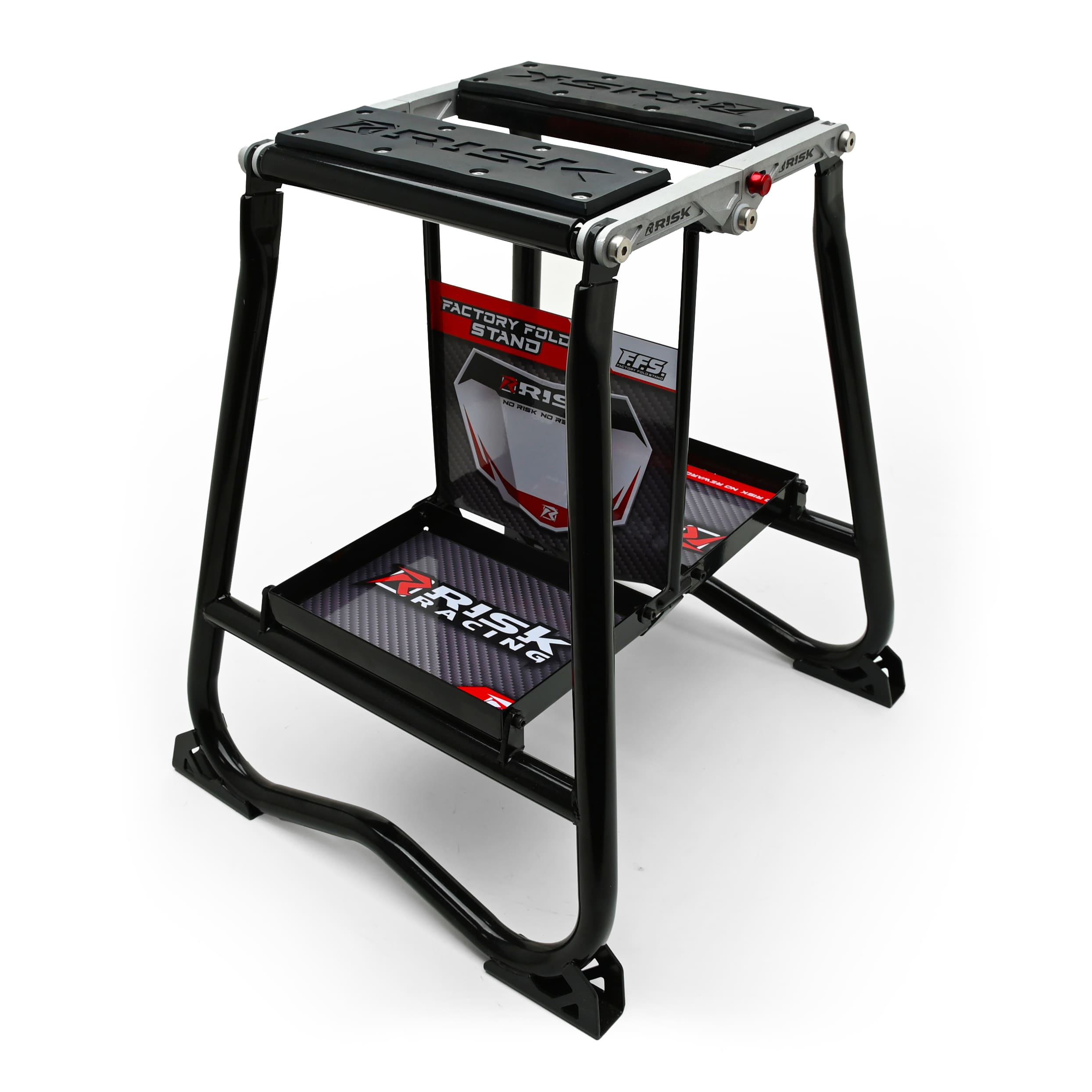 Risk Racing's F.F.S. Factory Fold Motocross Dirt Bike Stand