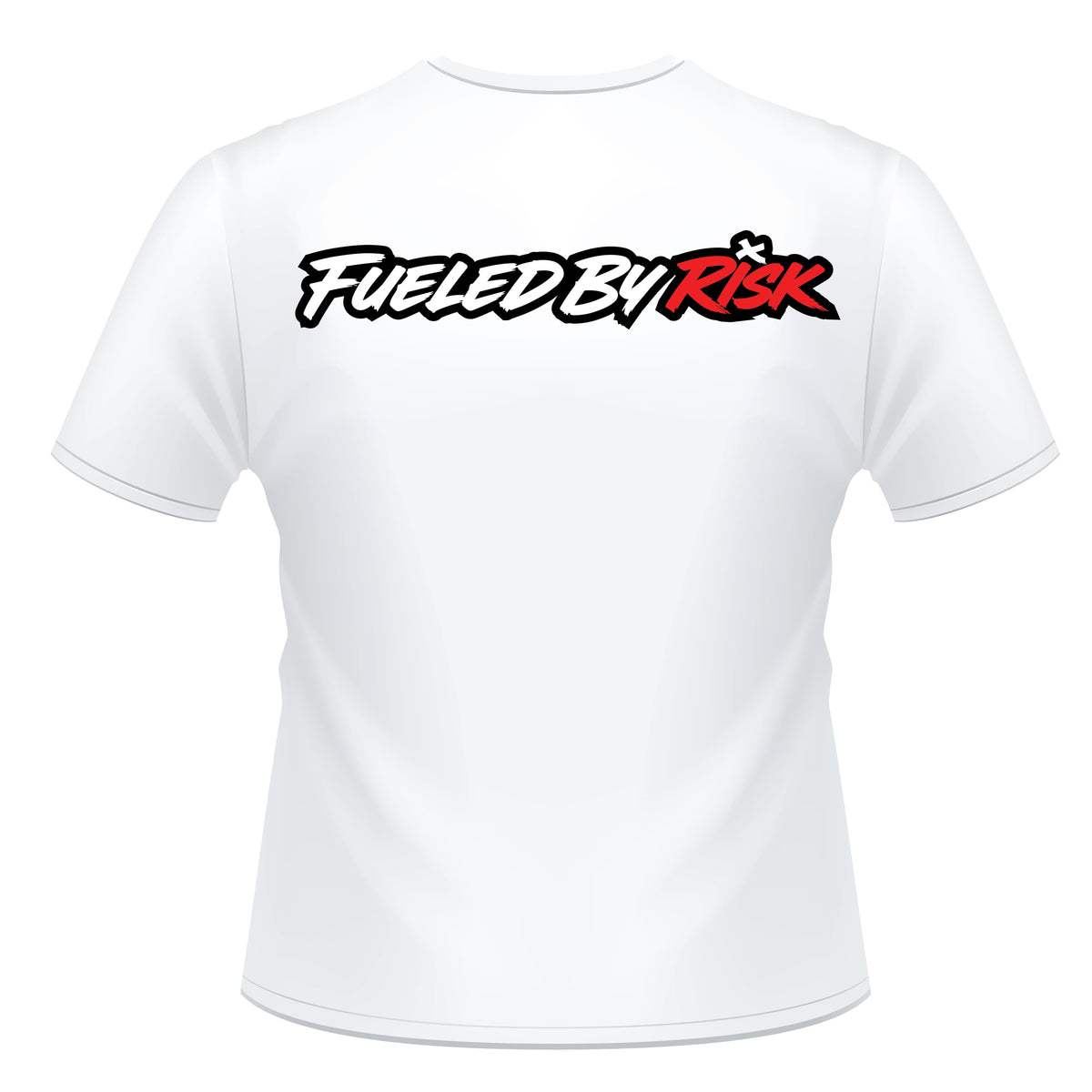 Fueled By Risk - WHITE - Motocross T-Shirt