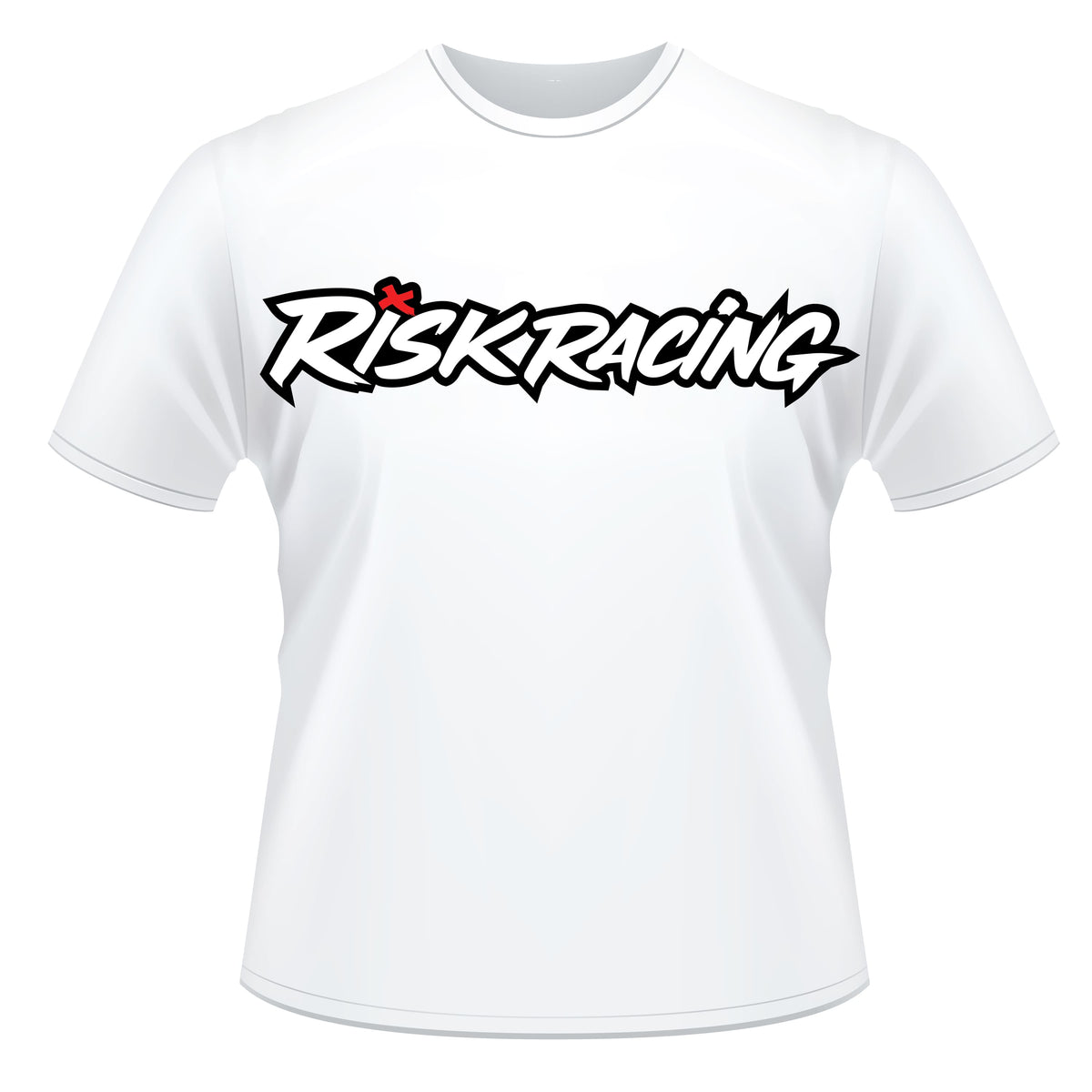 Fueled By Risk - WHITE - Motocross T-Shirt