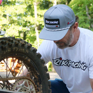 Fueled by Risk - Gray Motocross Hat