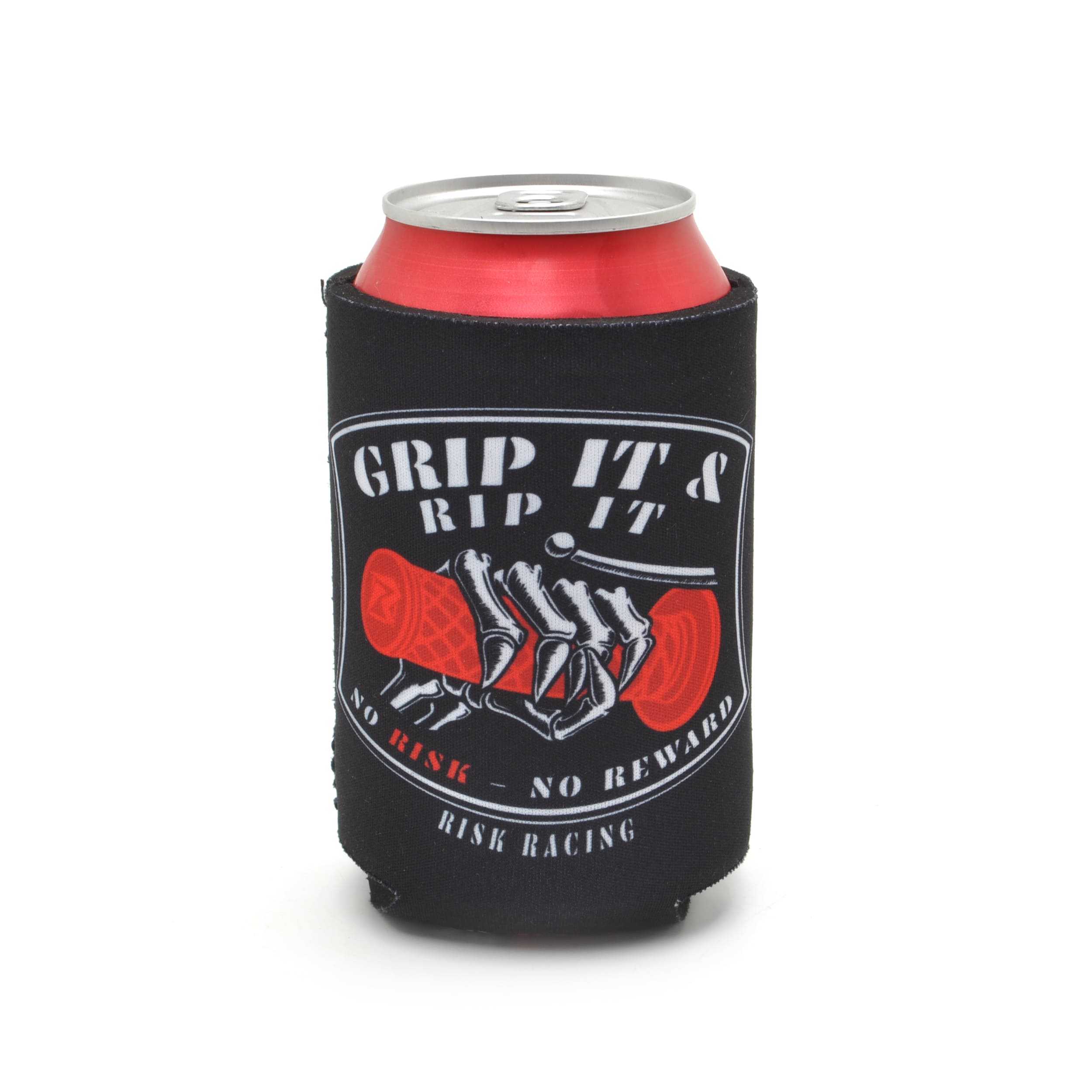 Grip It & Rip It - Premium Motocross Drink Koozie - Risk Racing