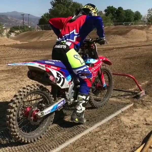User Generated Content of the Holeshot motocross practice gate
