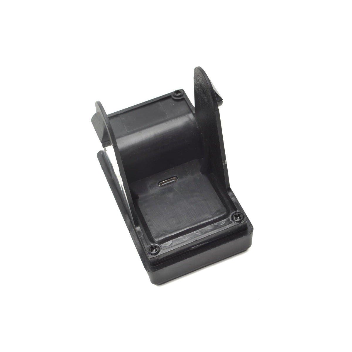 A black electronic gate part with a USB-C connection, designed for the Holeshot Pro model.