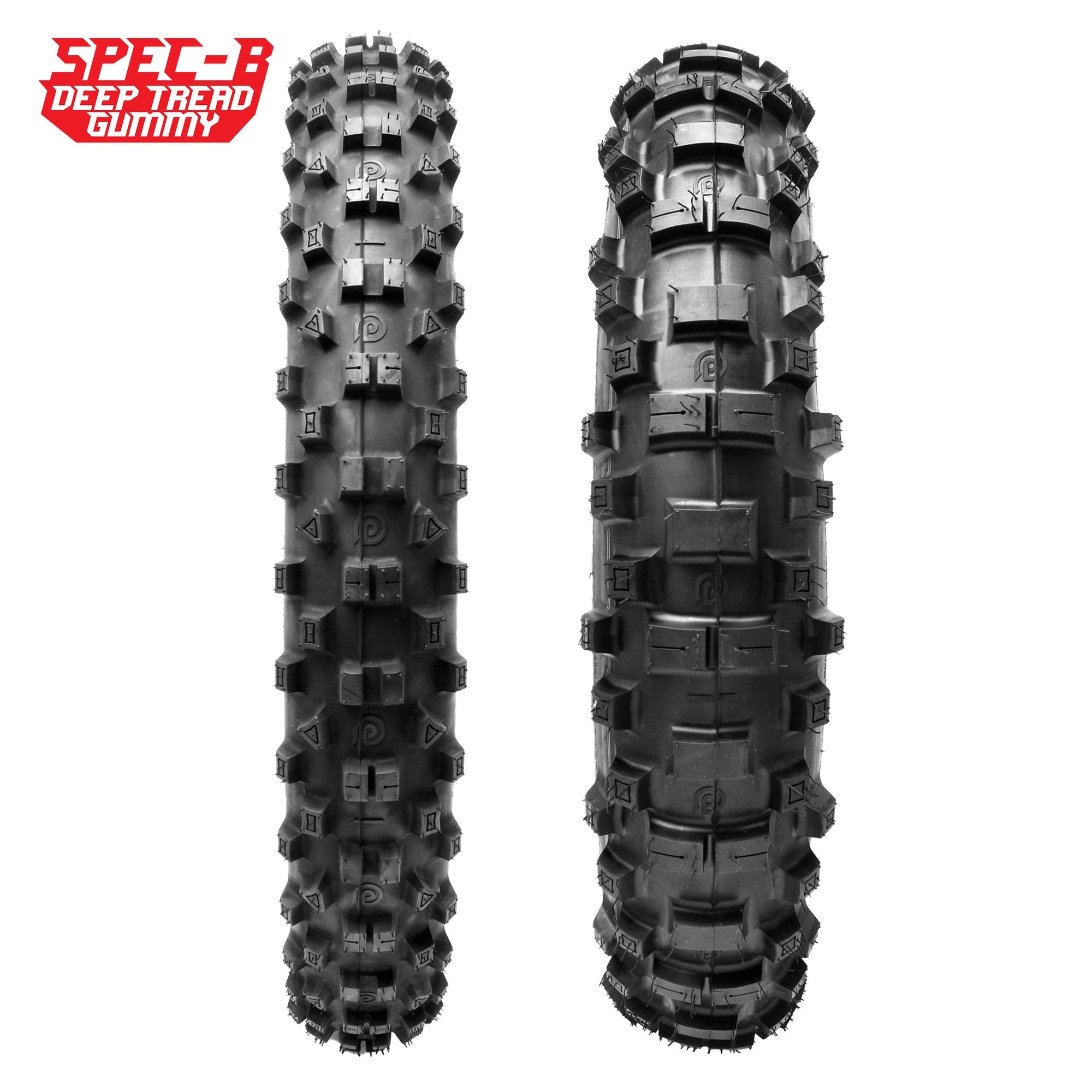 Plews Tyres | TOUGH ONE SPEC-B Enduro Set | EN1 THE TOUGH ONE SPEC-B Rear & EN1 GRAND PRIX Front Enduro Tire Bundle