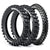 Plews Tyres | Sand/Mud 3pc Set | Two MX1 HAWKSTONE Rears & One MX2 MATTERLY Front Motocross Tire Bundle - 3/4 view