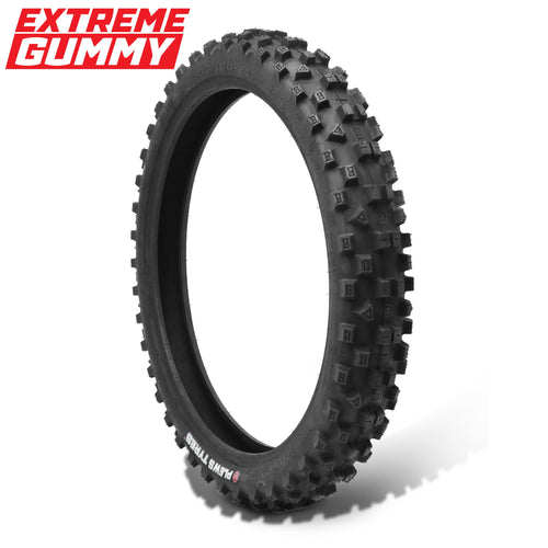 Product image of a Grand Prix - Extreme Gummy Front tire in a white studio environment.