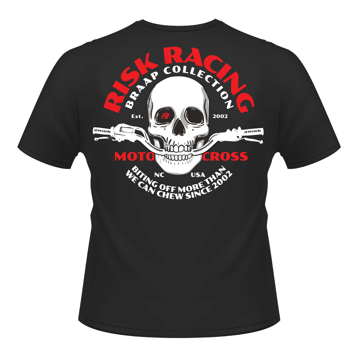 Risk Racing Bones Bars Youth Motocross T Shirt