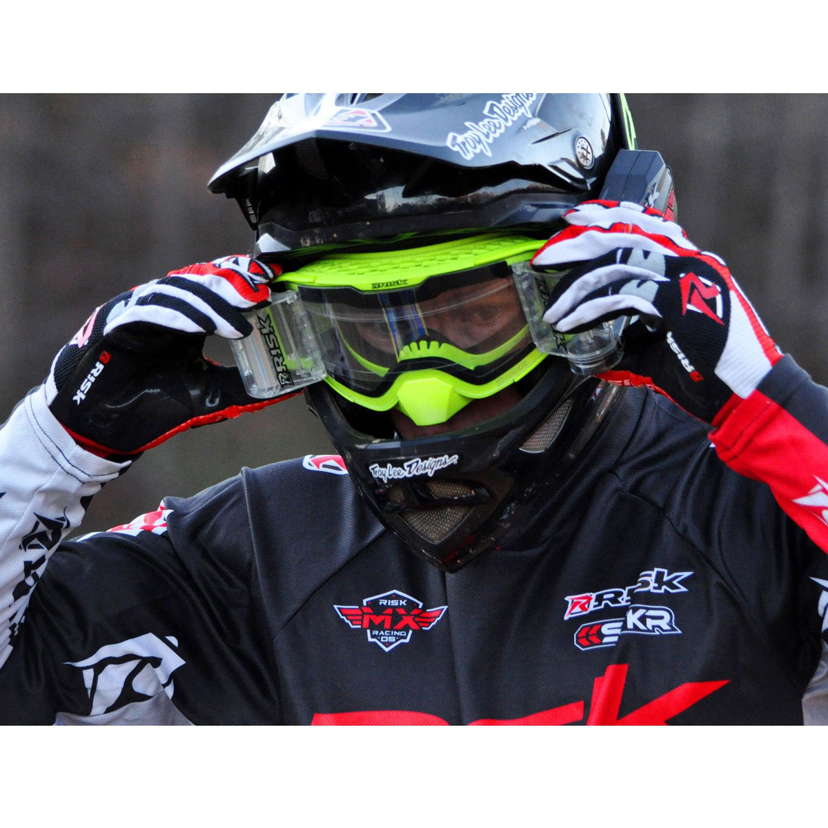 best goggles for scorpion vx35 krush helmet Risk Racing - J.A.C. V3 - Motocross Roll-Off Goggle