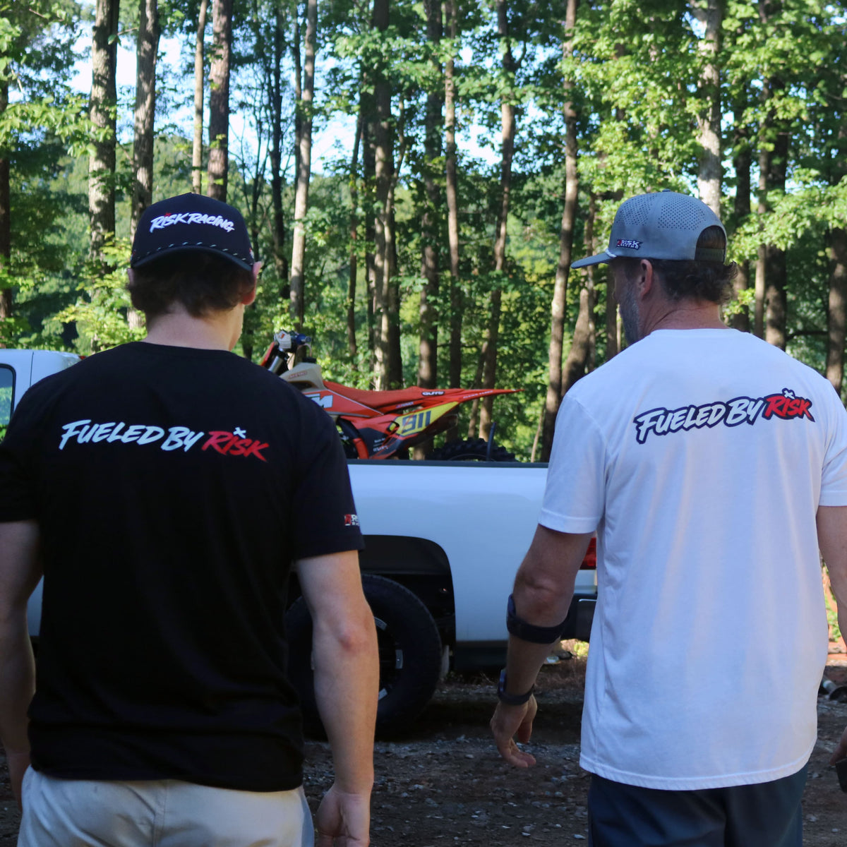 Fueled By Risk - BLACK - Motocross T-Shirt