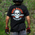 Risk Racing's Bones & Bars T-Shirt (Back side)