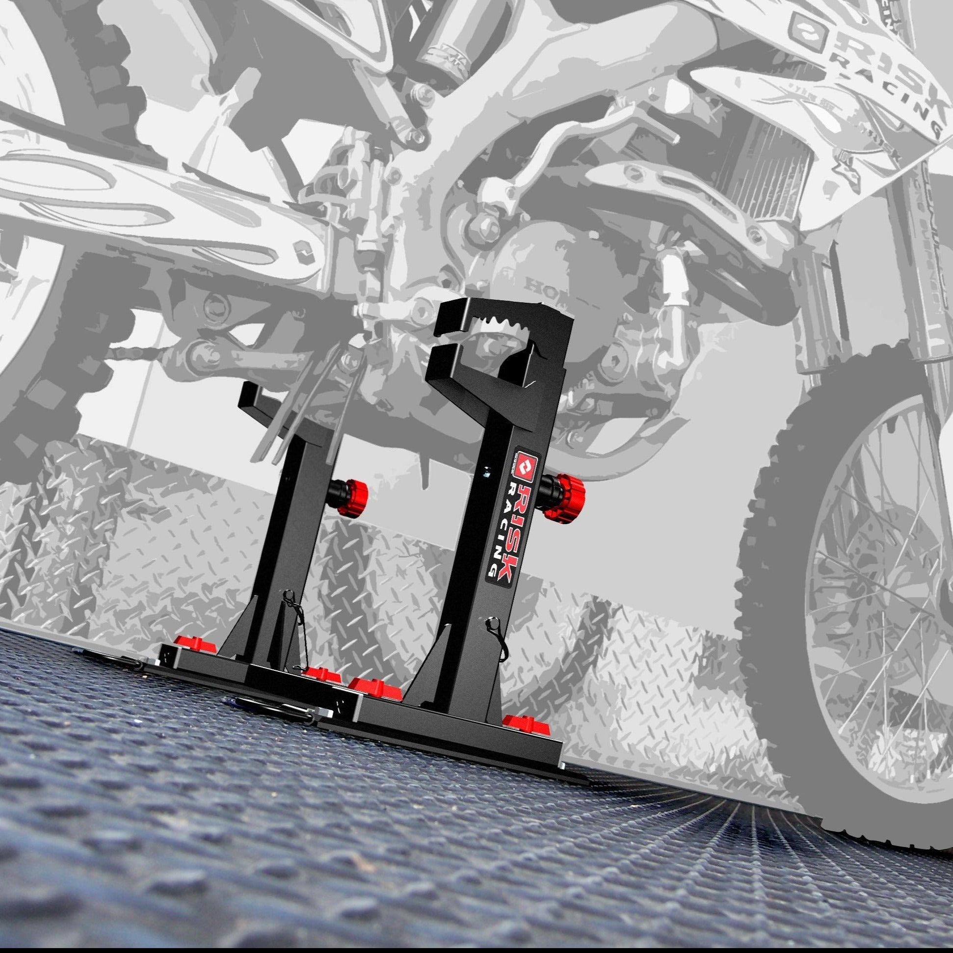 Lock-N-Load - Strapless Moto Transport System - Refurbished/Scratch & Dent - Risk Racing