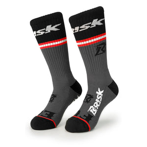 Risk Racing - Brake Shift - Motocross Inspired Socks - Partnership with FUEL Apparel - Side View