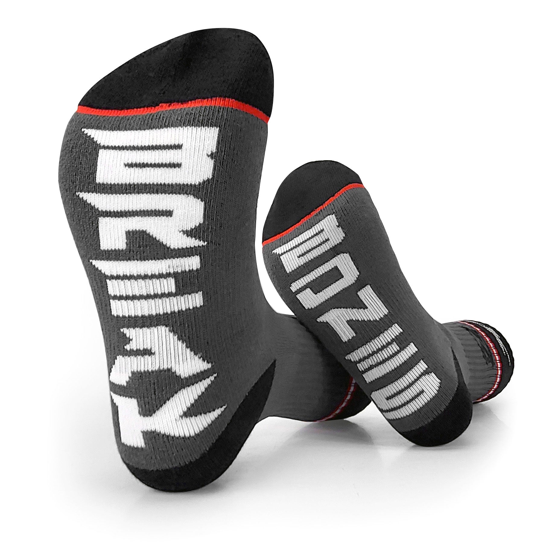 Risk Racing - Break Bones - Motocross Inspired Socks - Partnership with FUEL Apparel - Bottom View