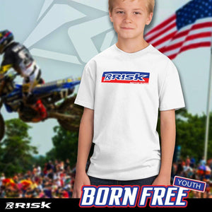 Born Free Youth T-shirt by Risk Racing