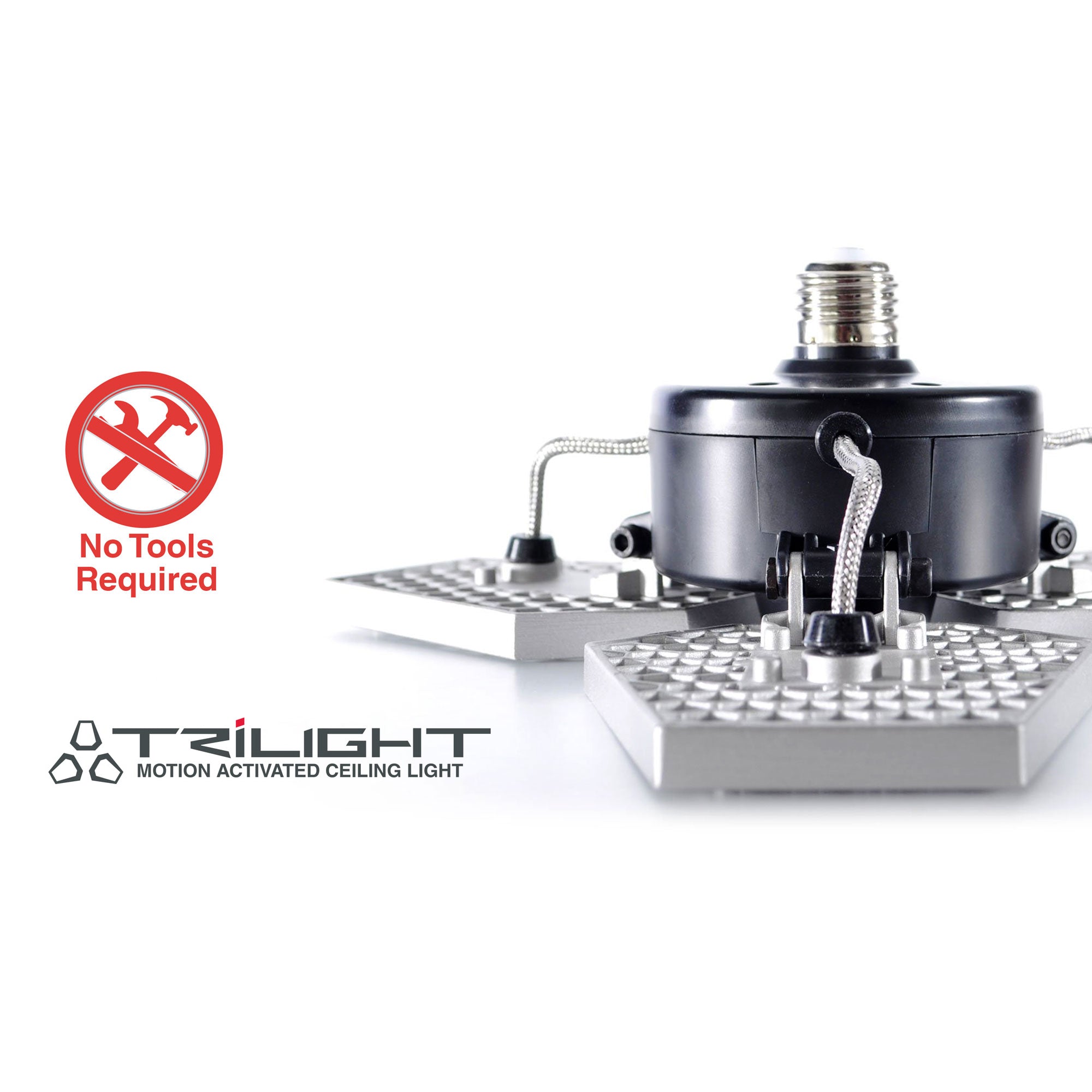 TRiLIGHT motion activated garage light bulb with 3000 TrueLumens | STKR Concepts - striker