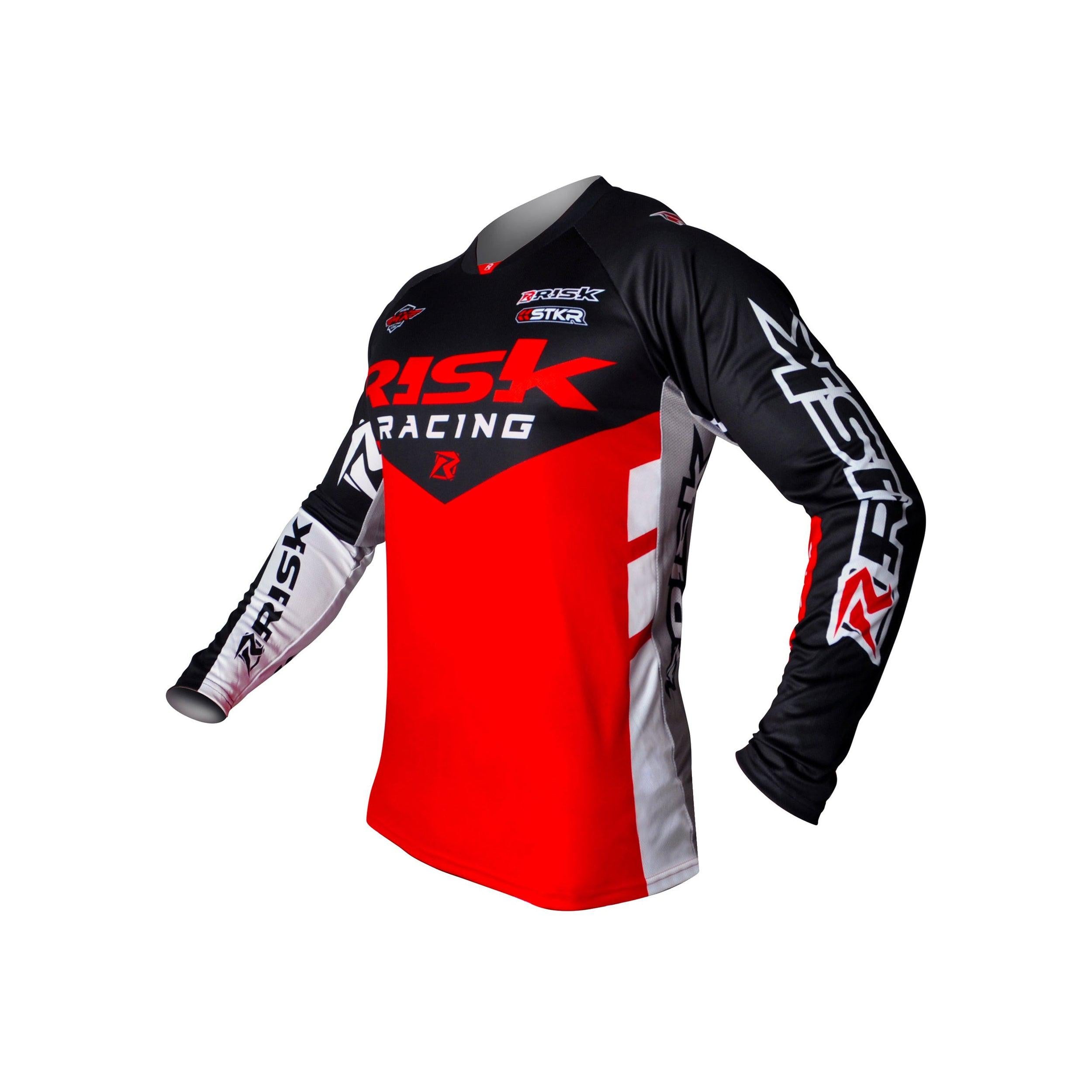 Risk Racing VENTilate V2 Motocross Jersey - Red/Black
