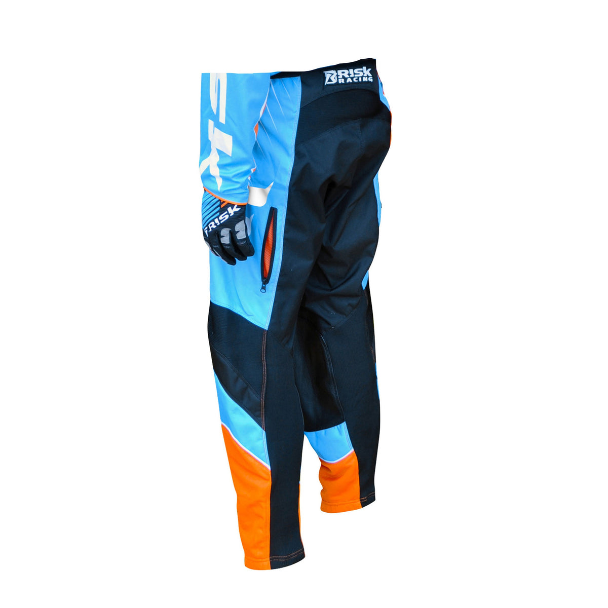 Risk Racing VENTilate Motocross Pants - Blue & Orange - MX Gear