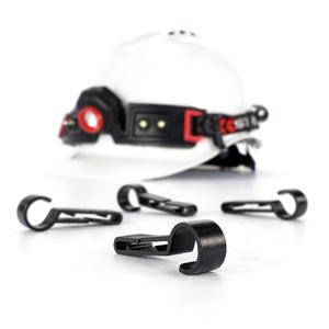 Use Headlamp Helmet Clips to mount FLEXiT Headlamp to hard hat | STKR Concepts - striker