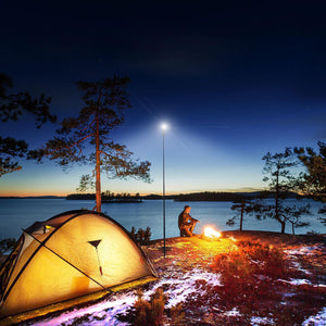 Camping scene | FLi-PRO Telescoping Light by STKR Concepts