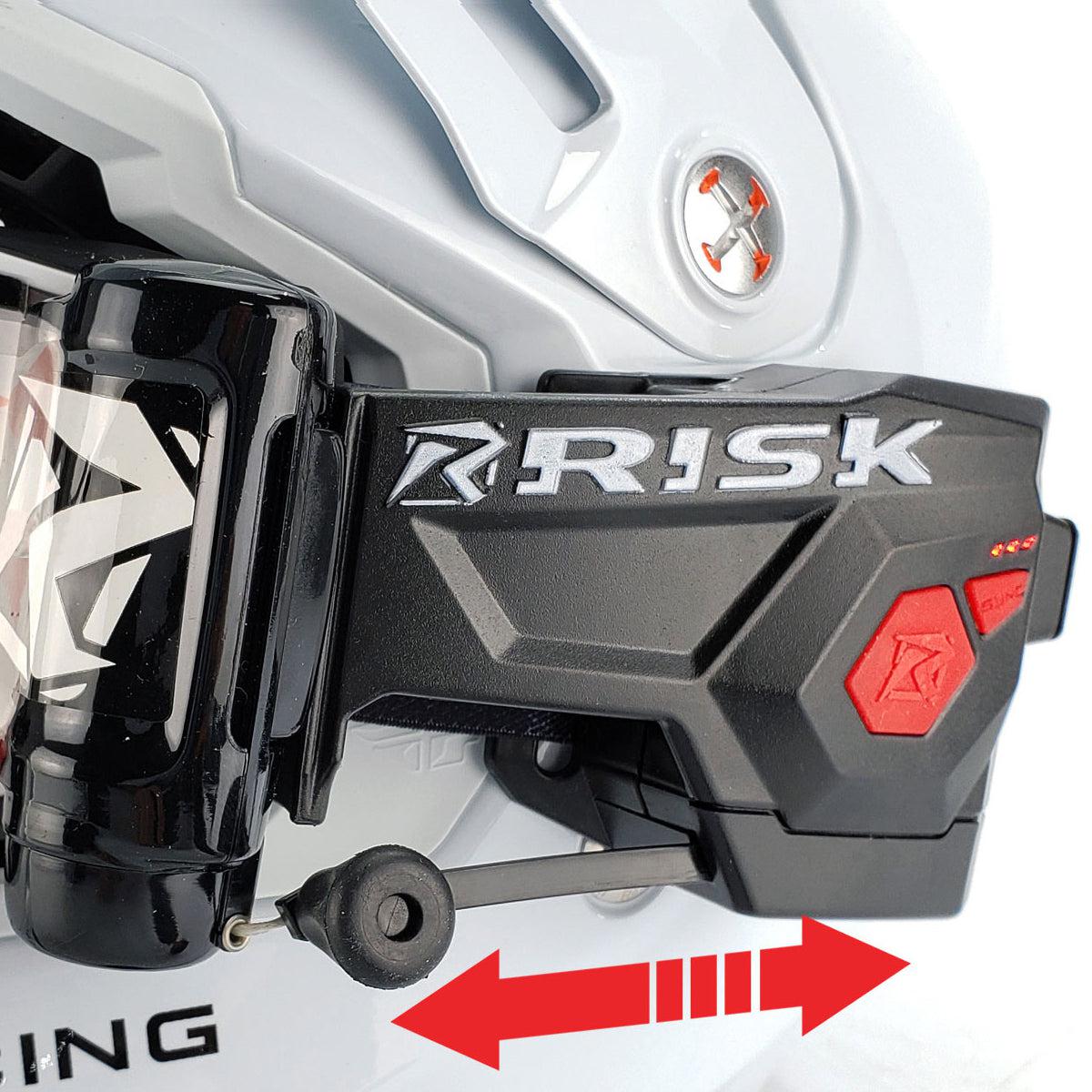 RIPPER - Universal Automated Electronic Goggle Roll-Off System by Risk Racing
