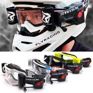 The Ripper's universal goggle strap mount fits most motocross goggles with roll-off systems including FLY Racing, Thor, Fox, Scott, 100 percent, RNR and many more! | Risk Racing